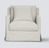 Provencal Slip Cover Armchair - Salt & Pepper