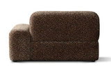 Arcadia Sectional Sofa - Right Hand End - Hunter Brown / Black
