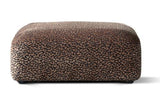 Arcadia Sectional Sofa - Ottoman - Hunter Brown / Black