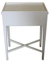 Bordeaux Bedside Table - White - 540 X 350 X 720