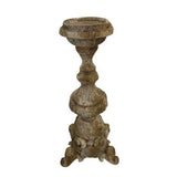 Candle Holder - Indoor & Outdoor - Antique Marble Magnesia Composite - QD5027