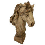 Horse Head - Indoor & Outdoor - Antique Marble Magnesia Composite