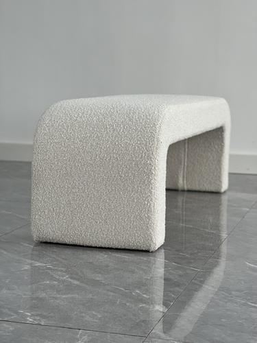 Daphins Bench - Cream Boucle
