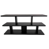 Low Shelving Unit - Black Oak