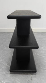 Low Shelving Unit - Black Oak