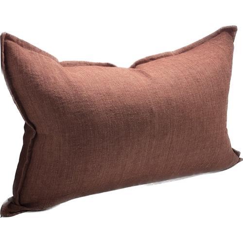 Linen Cushion Cover - Merlot - 400 X 600
