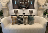 Linen Cushion Cover - Toffee - 550 X 550