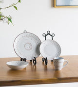 Rustic Fare Dinner Plate - Cream