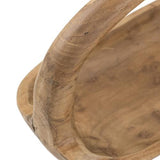 Teak Rect Tray Withhandle