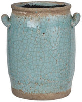 Candia Ceramic Vase Turquoise - Small - 170 X 135 X 200