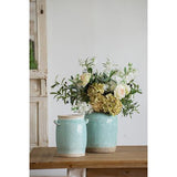 Candia Ceramic Vase Turquoise - Small - 170 X 135 X 200