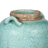 Candia Ceramic Vase Turquoise - 275 X 275 X 355