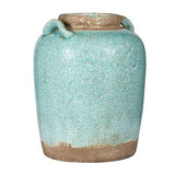 Candia Ceramic Vase Turquoise - 275 X 275 X 355