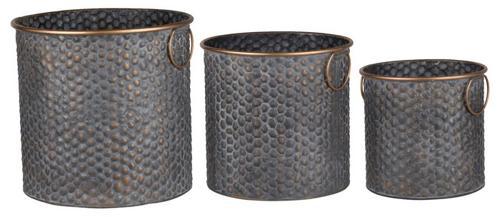 Metal Planter Pots Set of 3
