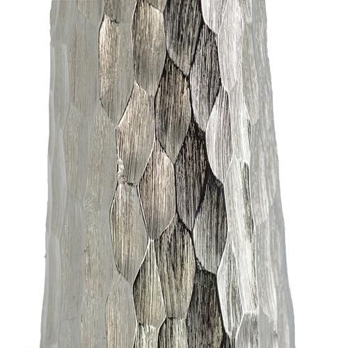 Dimond Texture Aluminium Vase - 160 X 160 X 490