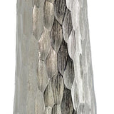 Dimond Texture Aluminium Vase - 160 X 160 X 490