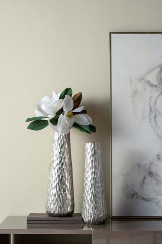 Dimond Texture Aluminium Vase - 160 X 160 X 490