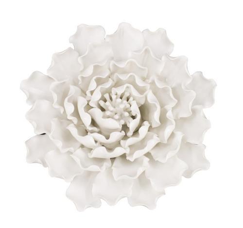 Ceramic White Flower Wall Décor
