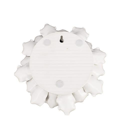 Ceramic White Flower Wall Décor