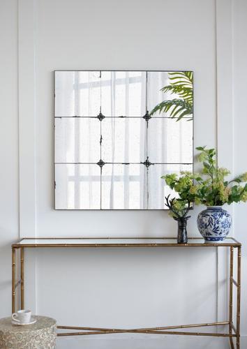 Antique Panel Mirror - 910 X 910 X 35