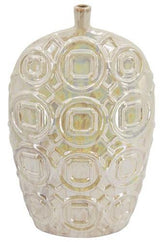 Shelby Tall Iridescent Glaze Ceramic Vase - 305 X 140 X 508