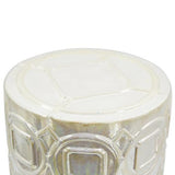 Shelby Iridescent Glaze Ceramic Stool
