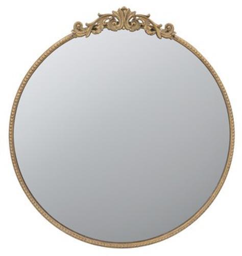 Round Gold Mirror - 762 X 813 X 38