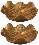 Teak Bowl Set of 2 - 220 X 220 X 100