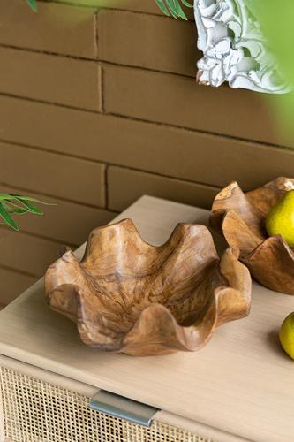 Teak Bowl Set of 2 - 220 X 220 X 100