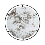 Round Antique Mirror with Metal Frame - 800 X 800 X 19