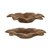 Teak Platters Set of 2