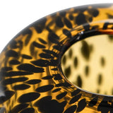 Leopard Glass Vase - 193 X 193 X 325