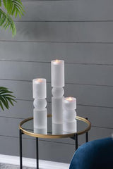 Glass Candle Holder - 80 X 80 X 280