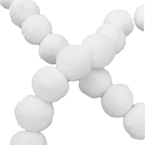 White Wood Beads