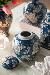 Blue and White Jar and Vase Set of 4 - 105 X 95 X 155