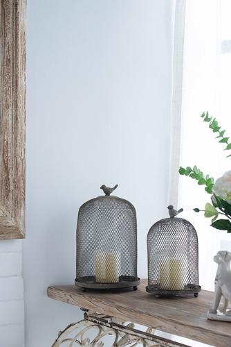 Ophira Golden Sparrow Mesh Candle Holders Set of 2