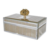 Glass Jewellery Box - 215 X 125 X 125