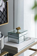 Glass Jewellery Box - 150 X 120 X 125