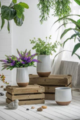 Flower Ceramic Vase - 130 X 130 X 200