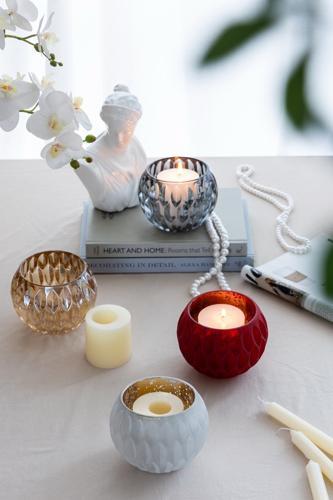 Glass Decrotive Bowl - 150 X 150 X 110 - SE2731