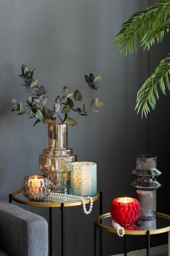 Glass Decrotive Bowl - 150 X 150 X 110 - SE2731