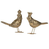 Gold Birds Set of 2 - 145 X 50 X 175