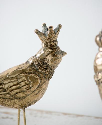 Gold Birds Set of 2 - 145 X 50 X 175
