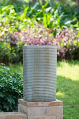 Planter - Rustic Olive - 470 X 470 X 750