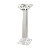 Crystal Pillar Candle Holder - 102 X 102 X 330