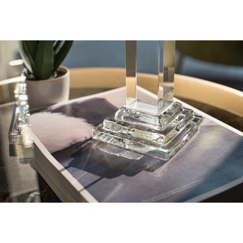 Crystal Pillar Candle Holder - 102 X 102 X 330