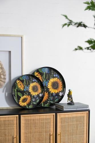 Sunflower Trays Set of 2