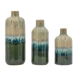 Ceramic Vase Set of 3 - 140 X 140 X 375