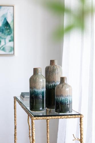 Ceramic Vase Set of 3 - 140 X 140 X 375