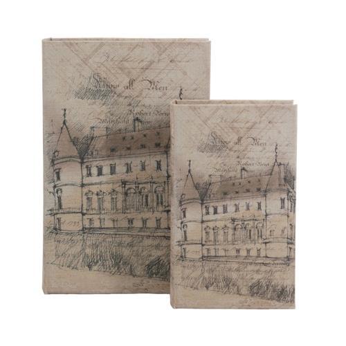 Set of 2 Book Box - 180 X 70 X 270 - SE2865